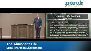 20240728 PM  quotThe Abundant Lifequot  Jason Shackleford [upl. by Jeffery]