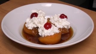 Peaches Flambe with Michaels Home Cooking [upl. by Uah586]