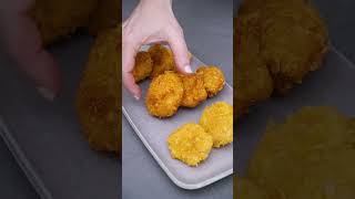 Nuggets de pollo fritos al horno y en freidora de aire [upl. by Caldera]