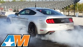 2015 Mustang GT Goes 10 Seconds At Track  amp Shelby GT350R News  Hot Lap [upl. by Ruphina]