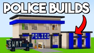 Minecraft 20 Police Build Hacks amp Ideas [upl. by Dagmar25]