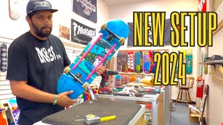 New Skateboard Setup 2024  At AMOR Skate Shop [upl. by Brita]