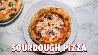 How To Make Homemade Sourdough Pizza [upl. by Litt775]