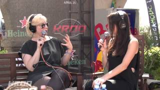 Banks Interview  KROQ Party House At Coachella 2014 [upl. by Lleynad]