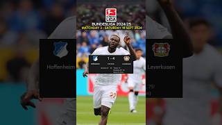 Hoffenheim vs Leverkusen  Bundesliga Results Today [upl. by Semele715]