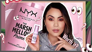 NYX Marsh Mellow Primer Oily Skin 8 Hour Wear Test Review [upl. by Adnauq]