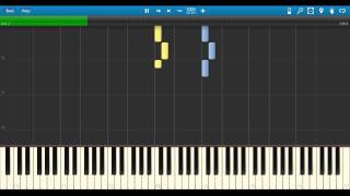 Beastie Boys Girls Midi Piano Synthesia [upl. by Alexandria94]