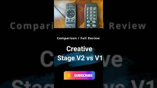 Creative Stage v2 vs v1 Soundbar  Comparison  Full Review shorts [upl. by Aryt]