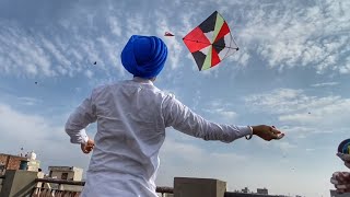 Flying Kites On Makar Sakranti  kites festival  kite fights [upl. by Enail]