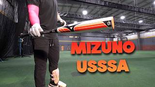 Hitting with the 2025 Mizuno Crbn Pro  USSSA Baseball Bat Review [upl. by Alliw]