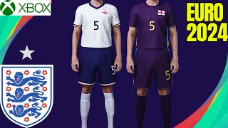 KITS INGLATERRA PARA EURO 2024 PES 2021 XBOX ONE [upl. by Benil]