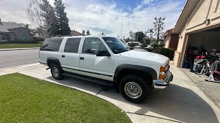 1996 Suburban K2500 74k miles [upl. by Phiona]