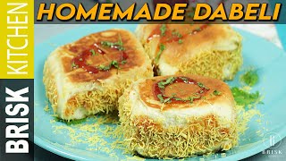 Homemade Dabeli Recipe  दाबेली बनाने का तरीका  Indian Street Food [upl. by Winnie]