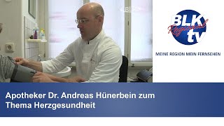 Apotheker Dr Andreas Hünerbein zum Thema Herzgesundheit [upl. by Dnomhcir]