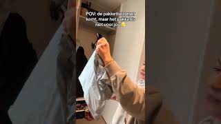 De teleurstelling 😂🫣 pakketvideos postbezorger pakketbezorger [upl. by Milly]