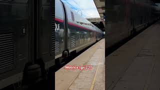 Vidéo short de la motrice tgv 🚅 237 au départ d A ixenProvence train tgv trainspotter bahn [upl. by Aridaj]