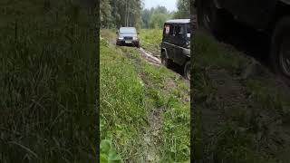 Hunter вытаскивает uaz pickup uaz uazpatriot uazpickup 4x4 offroad [upl. by Africa]