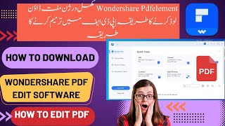 How to Edit PDFs Like a Pro with Wondershare PDFelement  How to Install Wondershare PDFelement [upl. by Branen166]