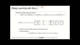 A generic introduction to fully homomorphic encryptions [upl. by Ahsirahc]