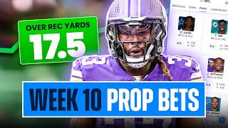 Top 10 NFL Week 10 Player Prop Bets Picks and Predictions 2024 [upl. by Ximenes]