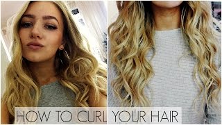 HOW TO CURL YOUR HAIR  IN DEPTH TUTORIAL  CURLING WAND [upl. by Ahseinaj]