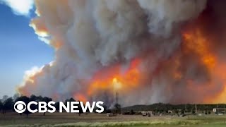 Wildfire evacuations ordered in New Mexico [upl. by Anael]