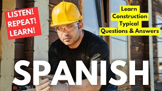 Spanish for Construction Questions and Answers for Contractors and Home Projects  57 [upl. by Aseram170]