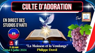 Culte dAdoration live sur MEODH Haïti 060724 [upl. by Orme]