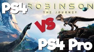 PS4 PRO Vs PS4  COMPARATIVA EN ESPAÑOL  Robinson The Journey PSVR [upl. by Alaek953]