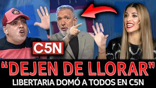 ¡LIBERTARIA HUMILLÓ a los ZURDOS ARDIDOS de C5N en VIVO [upl. by Rein]