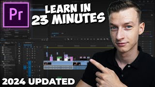 Premiere Pro Tutorial for Beginners 2024  Everything You NEED to KNOW UPDATED [upl. by Kellie]