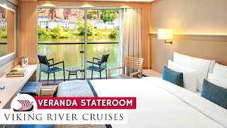 Viking River Cruises  Veranda Stateroom Full Walkthrough Tour amp Review 4K  Viking Longship [upl. by Connors]