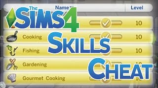 The Sims 4 Level Up Skills Cheat [upl. by Teece]