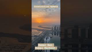 Construction Update  Iconic Project In Dubai Harbour  Waterfront Property dubai realestate uae [upl. by Akinet80]