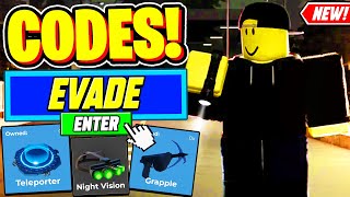 ⚠️New⚠️ ALL WORKING CODES For Evade 2024  Roblox Evade Codes 2024 [upl. by Aivlys]