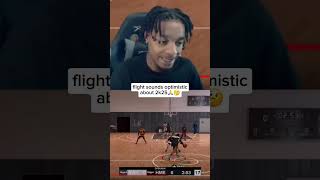 Flight Sounds Optimistic About NBA 2K25 flightreacts [upl. by Lelah187]