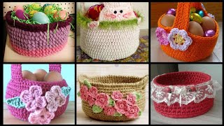 Adorable Crochet Patterns Perfect For Easter Dabbles And Babbles Basket For Beginners [upl. by Vaden]