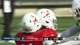 Highlights 19 Louisville Football v Georgia Tech [upl. by Lemra866]