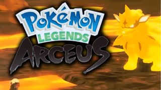 Hisuian Arcanine New Pokémon Legend Arceus GamePlay Leak [upl. by Furey124]