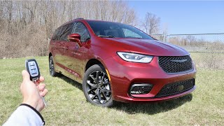 2022 Chrysler Pacifica Limited AWD S Appearance Start Up Walkaround POV Test Drive and Review [upl. by Bord]