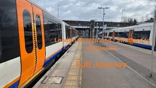 London Overground from Stratford to Richmond  Full Journey [upl. by Uriisa147]