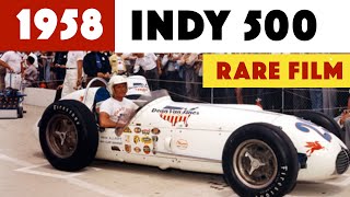 Thrilling 1958 Indianapolis 500 Auto Race  rare film [upl. by Bekaj]