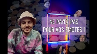 🚀TUTO TWITCH Faire ses EMOTES GRATUITEMENT en 5 minutes ⏱ [upl. by Fusco]