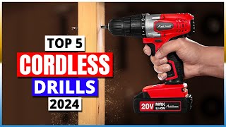 Top 5 Best Cordless Drills 2024 don’t buy one before watching this [upl. by Eleph]