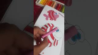 Striped fish drawing  craft with prisha  shorts [upl. by Frieder531]