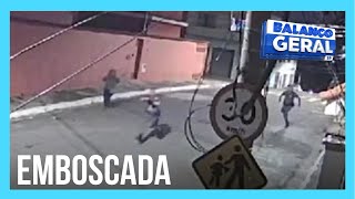 Homem arma emboscada com a polícia para prender sequestradores de vizinho [upl. by Goodrich]