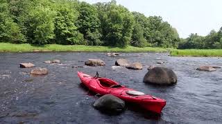 Kayaking the Jump River  CR M Wayside to Village Park Landing [upl. by Etnauj74]