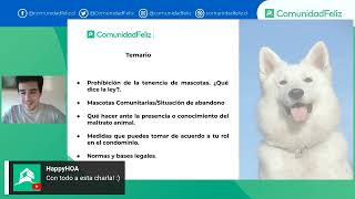 Charla Legal CL Tenencia Responsable de mascotas en edificios y condominios [upl. by Sybley785]