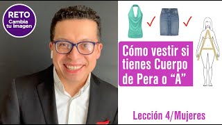 Cómo vestir si tienes cuerpo tipo 🍐PERA 🔺Triángulo o forma A qué ropa usar y cuál evitar [upl. by Lazaruk]