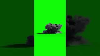 Bomb blast green screen short green greenscreen [upl. by Adnama]